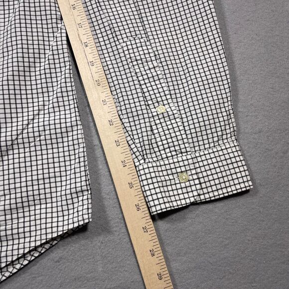 Polo Ralph Lauren Shirt Men XXL Long Sleeve Check White Green Casual Button Up‎ - Picture 9 of 12